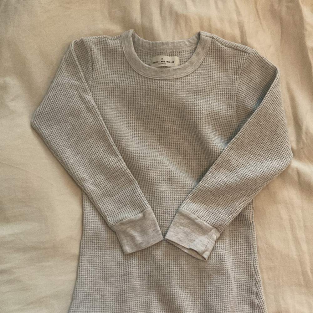 Imogene Willie Waffle Thermal Oat Small